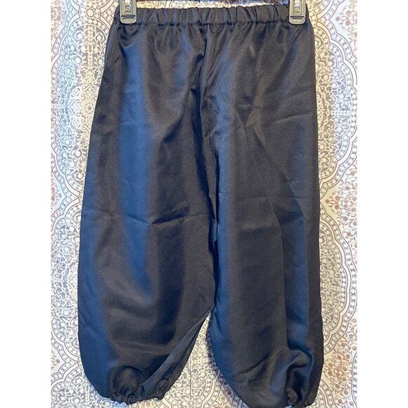 Colonial Costume Set: Black Jacket & Pants With Button Accents Cuffed Sleeves & - Picture 11 of 11